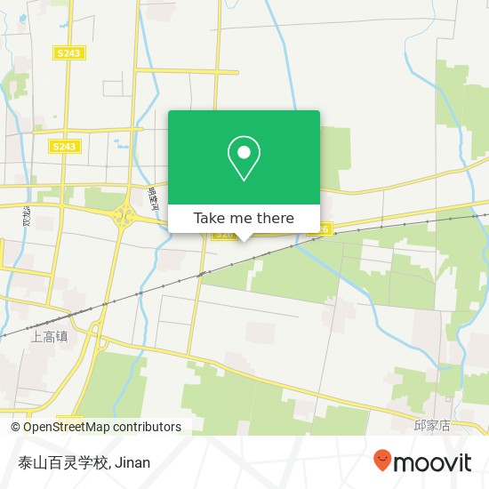 泰山百灵学校 map