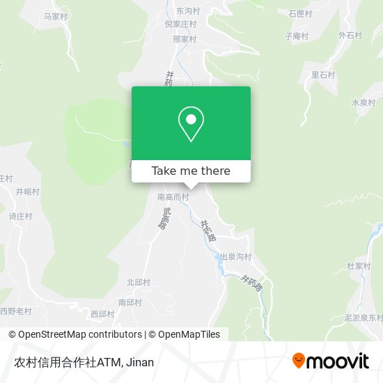 农村信用合作社ATM map