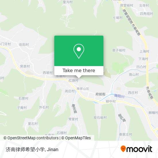 济南律师希望小学 map