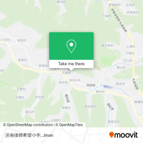 济南律师希望小学 map