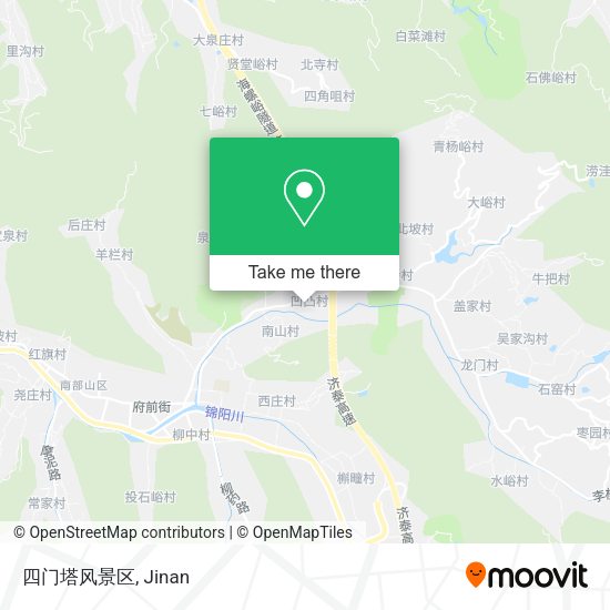 四门塔风景区 map