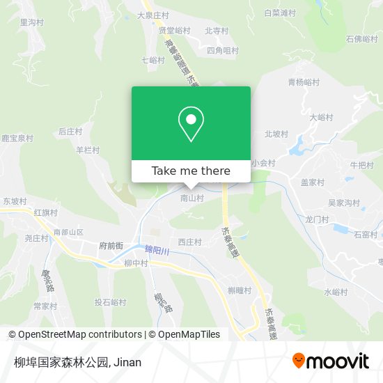 柳埠国家森林公园 map