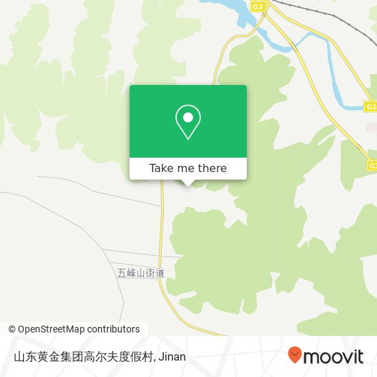 山东黄金集团高尔夫度假村 map