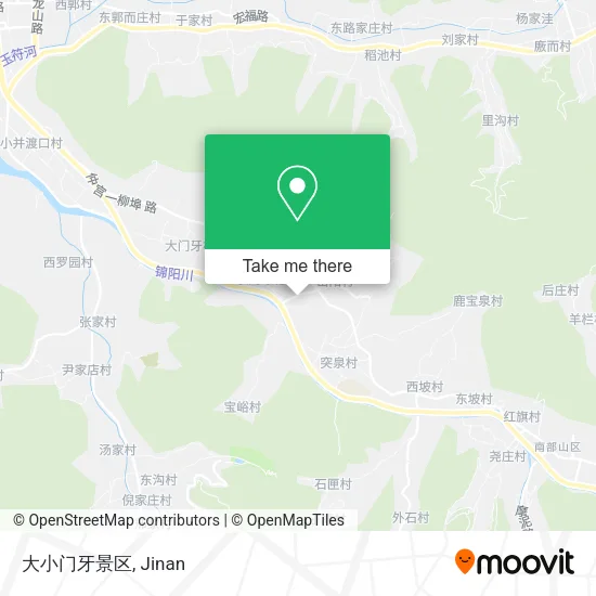 大小门牙景区 map