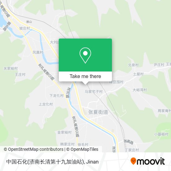 中国石化(济南长清第十九加油站) map