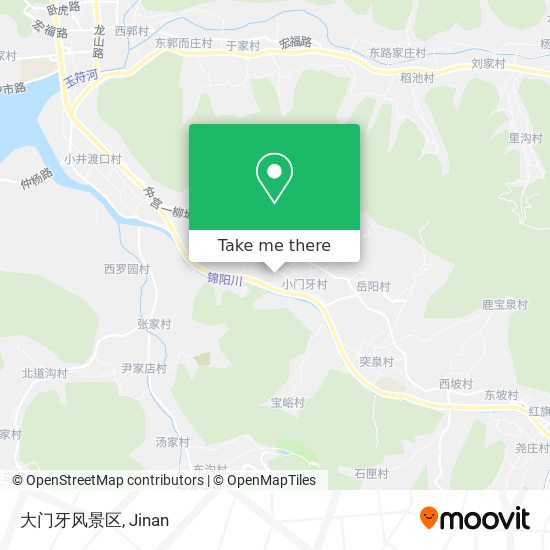 大门牙风景区 map