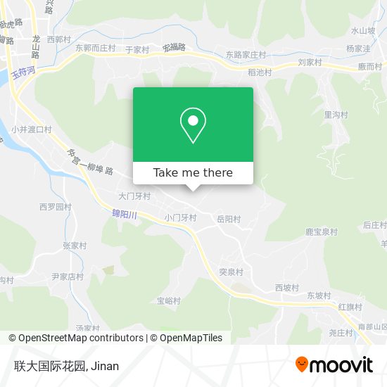 联大国际花园 map