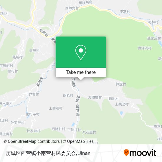 历城区西营镇小南营村民委员会 map
