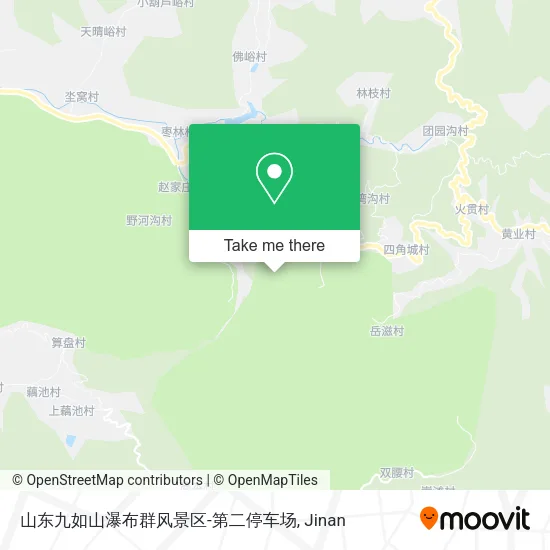 山东九如山瀑布群风景区-第二停车场 map