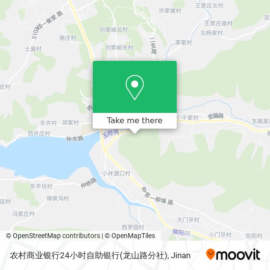 农村商业银行24小时自助银行(龙山路分社) map