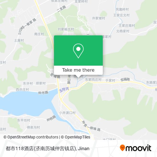 都市118酒店(济南历城仲宫镇店) map