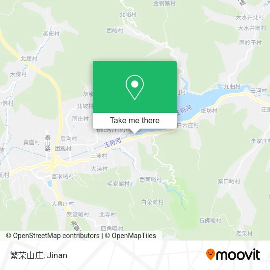 繁荣山庄 map