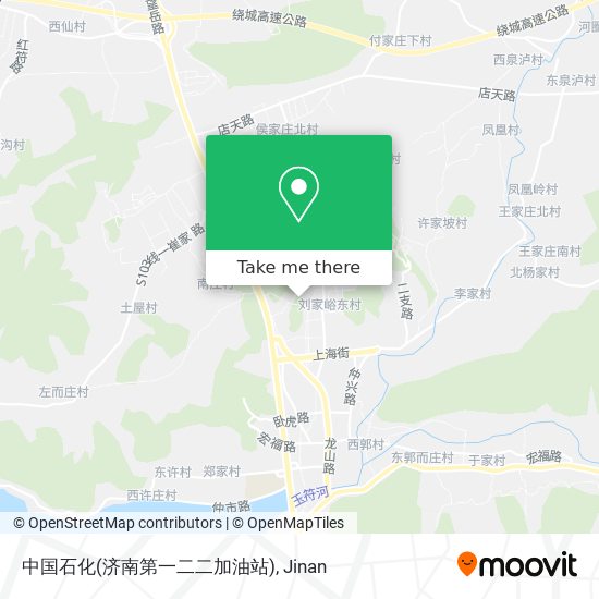 中国石化(济南第一二二加油站) map