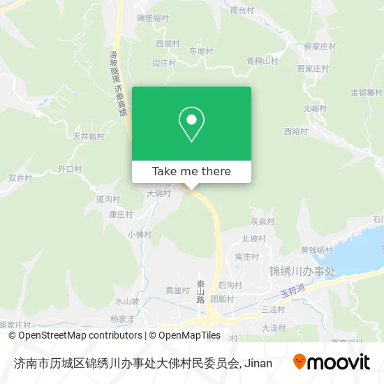 济南市历城区锦绣川办事处大佛村民委员会 map