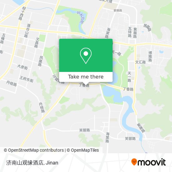 济南山观缘酒店 map