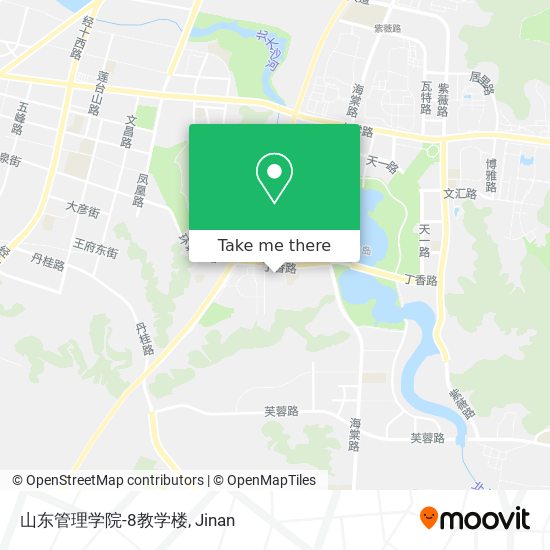 山东管理学院-8教学楼 map