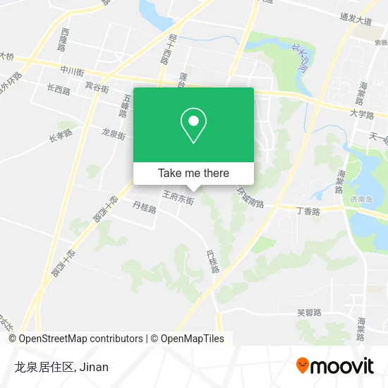 龙泉居住区 map