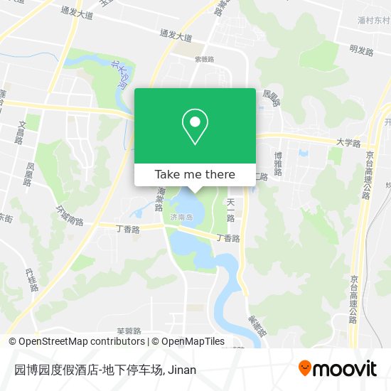 园博园度假酒店-地下停车场 map