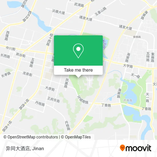 异同大酒店 map