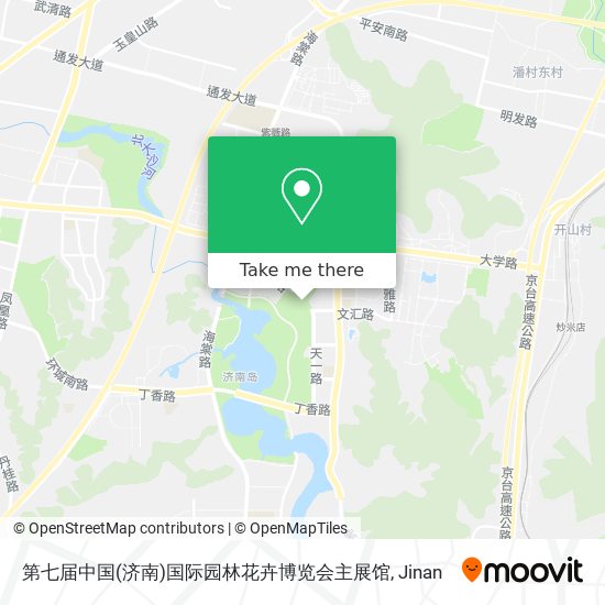 第七届中国(济南)国际园林花卉博览会主展馆 map