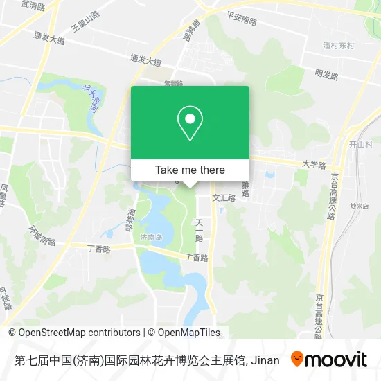 第七届中国(济南)国际园林花卉博览会主展馆 map