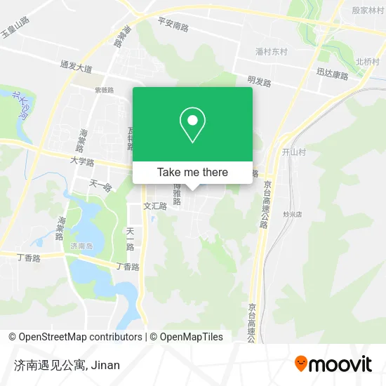 济南遇见公寓 map