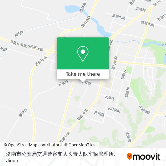 济南市公安局交通警察支队长青大队车辆管理所 map