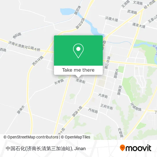 中国石化(济南长清第三加油站) map