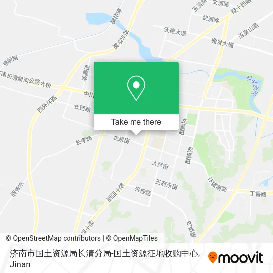 济南市国土资源局长清分局-国土资源征地收购中心 map