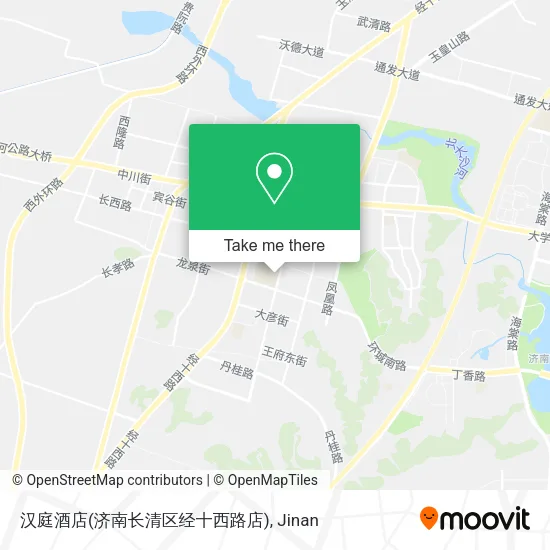 汉庭酒店(济南长清区经十西路店) map
