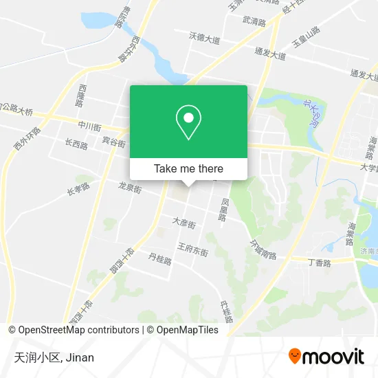 天润小区 map