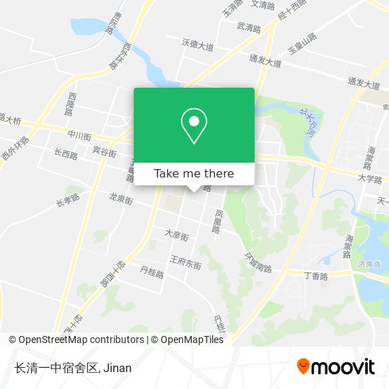 长清一中宿舍区 map