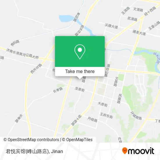 君悦宾馆(峰山路店) map