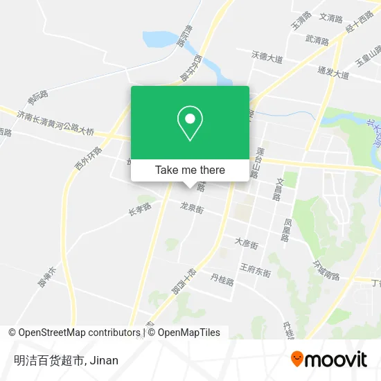 明洁百货超市 map