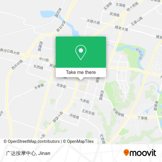 广达按摩中心 map