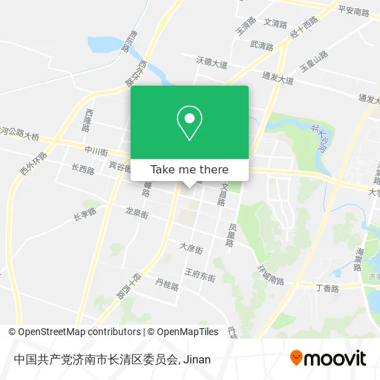 中国共产党济南市长清区委员会 map