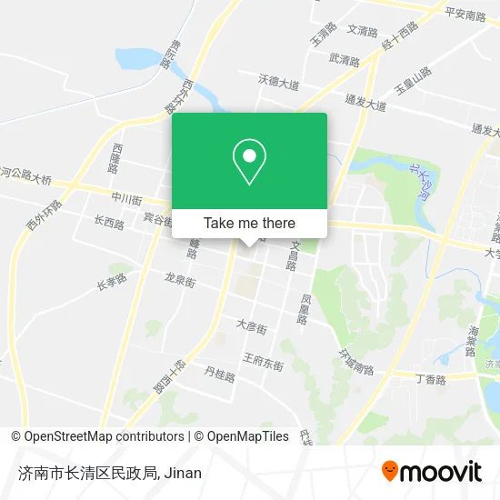 济南市长清区民政局 map