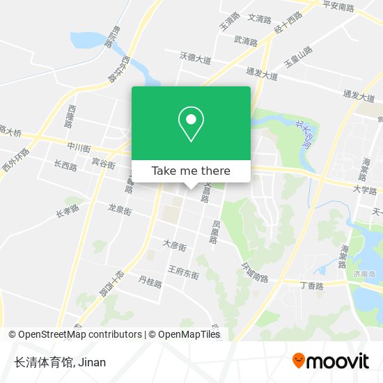 长清体育馆 map