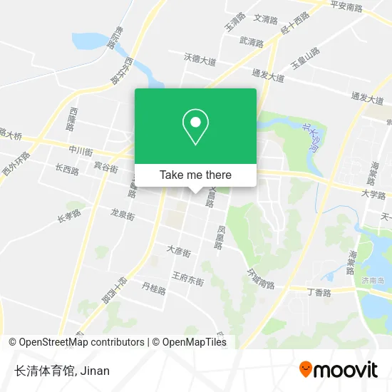 长清体育馆 map