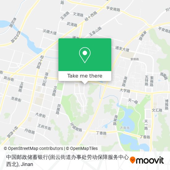 中国邮政储蓄银行(崮云街道办事处劳动保障服务中心西北) map