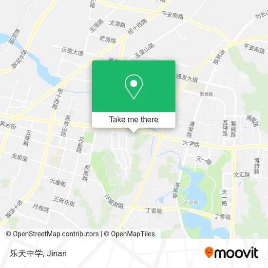乐天中学 map