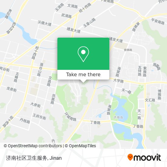 济南社区卫生服务 map