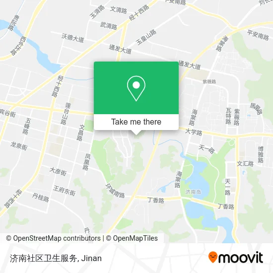 济南社区卫生服务 map