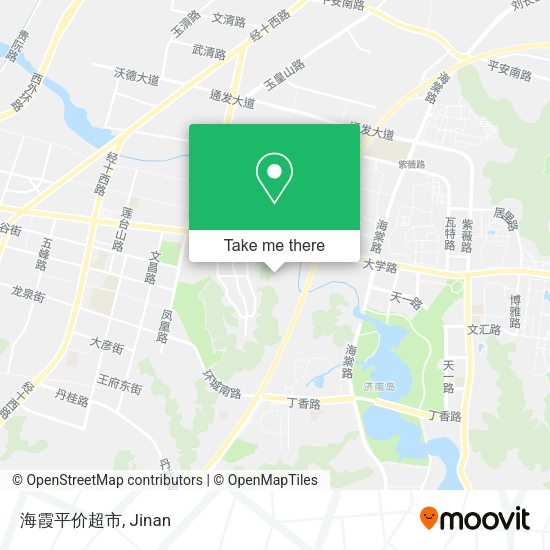 海霞平价超市 map