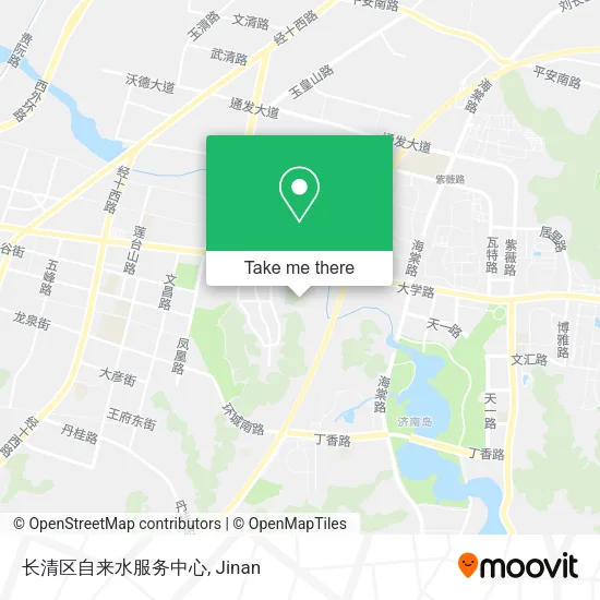 长清区自来水服务中心 map