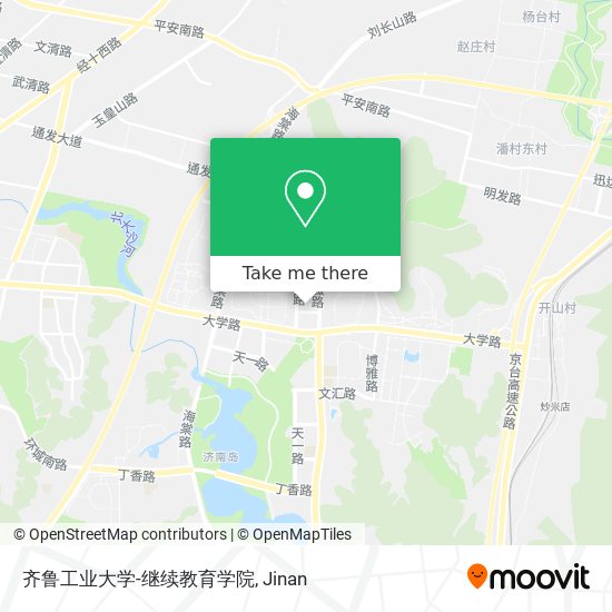 齐鲁工业大学-继续教育学院 map