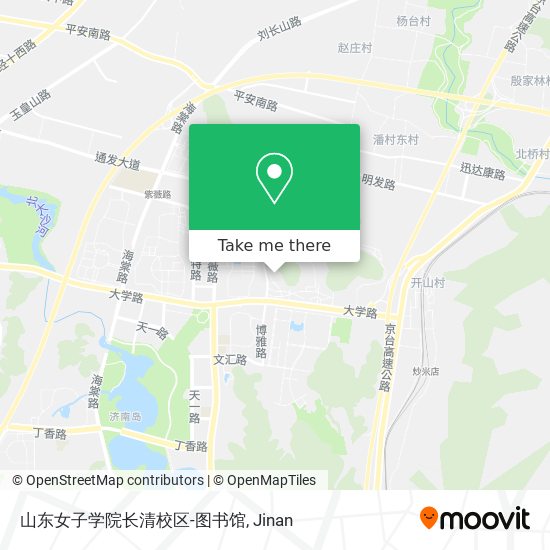 山东女子学院长清校区-图书馆 map