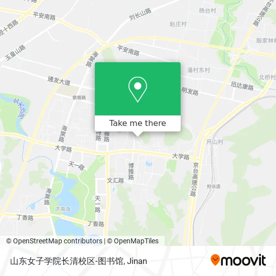 山东女子学院长清校区-图书馆 map