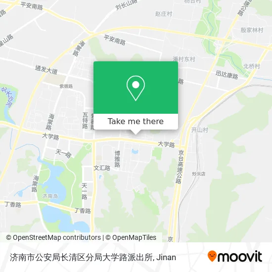 济南市公安局长清区分局大学路派出所 map