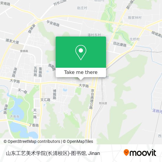 山东工艺美术学院(长清校区)-图书馆 map